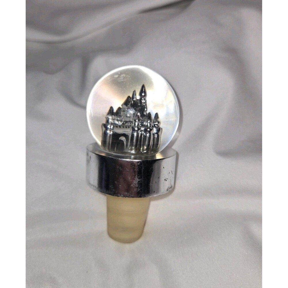 Disney Parks Vintage Wine Bottle Stopper Cinderella Castle Disney World Vintage